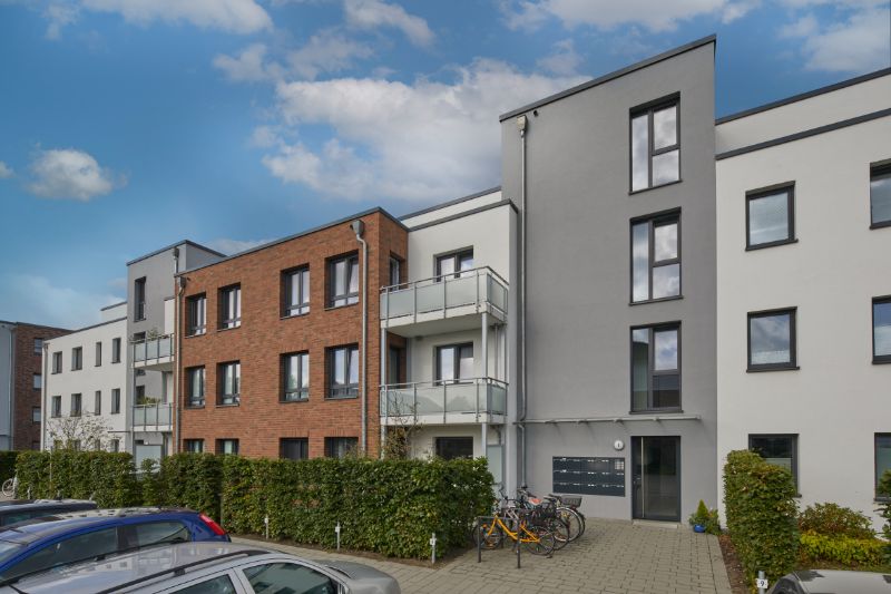 ! Öffentlich gefördert ! Moderne 3-Zimmer-Wohnung mit West-Balkon, Einbauküche und Fußbodenheizung - Foto 5
